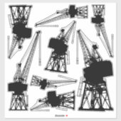 ドックカードクレーンのステッカーセット シール (シート)