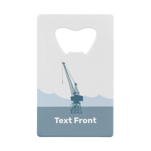 ドックカードクレーン クレジットカード栓抜き (正面)