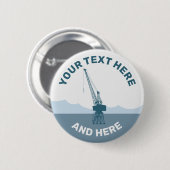 ドックカードクレーン 缶バッジ (正面&裏面)