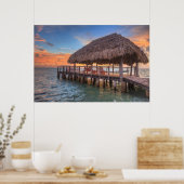 ドックサイドサンライズ ポスター (キッチン)