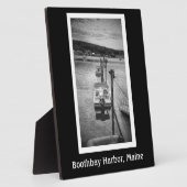 ドックサイドブットベイハーバー8x10イーゼル付き フォトプラーク (側面)