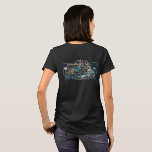 ドックテールと大胆なアイデア Tシャツ (裏面フル)