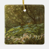 『ドックリーフの下で』 リチャード・ドイル著, フェアリー・アート セラミックオーナメント (正面)