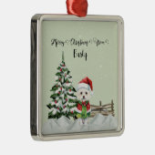 ドッグの名からメリークリスマス メタルオーナメント (右)