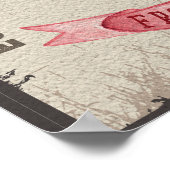 ドッグアイスクリームアおもしろいラスカンマラムテ ポスター (角)