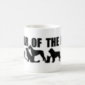 ドッグアイデオグラム中国の記号マグカップの年 コーヒーマグカップ (中央)