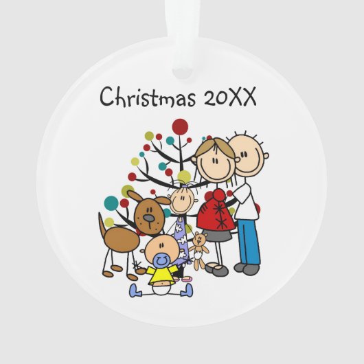 ドッグアクリルオーナメント付きスティックフィギュア オーナメント (裏面)