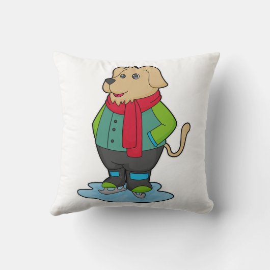 ドッグアットアイススケートで滑るとアイススケート クッション (裏面)