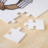 ドッグアットクリケットウィズクリケットこうもり ジグソーパズル (側面)