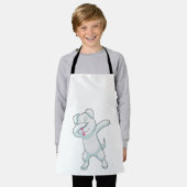 ドッグアットヒップホップダンスダブ エプロン (着用した状態)