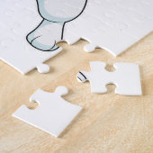 ドッグアットヒップホップダンスダブ ジグソーパズル (側面)