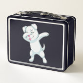 ドッグアットヒップホップダンスダブ メタルランチボックス (裏面)