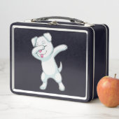 ドッグアットヒップホップダンスダブ メタルランチボックス (インサイチュ)