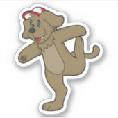 ドッグアットヨガフィットネス シール (正面)