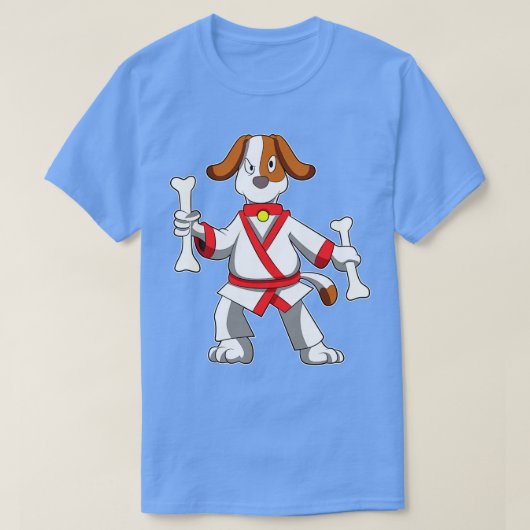 ドッグアット武術アーツ空手Bone Tシャツ (デザイン正面)