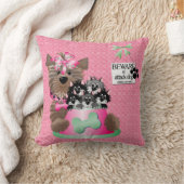 ドッグアメリカンMoJo枕を攻撃 クッション (ブランケット)