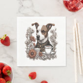 ドッグアンコーヒー スタンダードランチョンナプキン (インサイチュ)