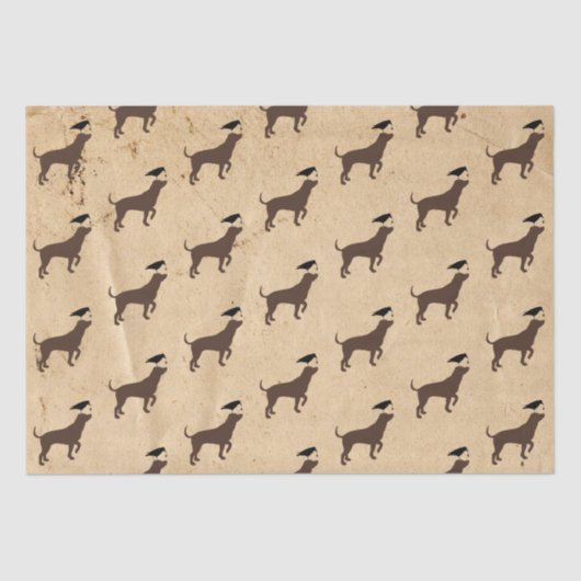 ドッグアンドクロウティッシュペーパー 薄葉紙 (正面)