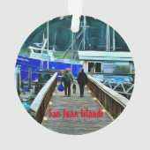 ドッグアンドボータースサンフアン諸島アクリルオーナメント オーナメント (裏面)