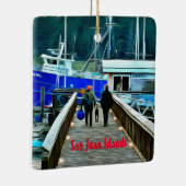 ドッグアンドボータースサンフアン諸島セラミックオーナメント セラミックオーナメント (右)