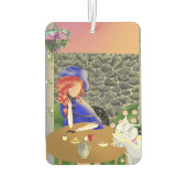 ドッグアンドレディカフェで夕暮れ カーエアーフレッシュナー (裏面)