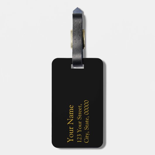 ドッグイヤー〔占星術の〕十二宮図誕生日モノグラム荷物タグ ラゲッジタグ (裏面縦)