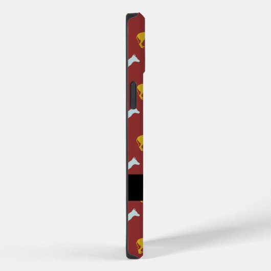 ドッグイヤー〔占星術の〕十二宮図誕生日モノグラムiPC Case-Mate iPhoneケース (裏面 / 右)