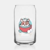 ドッグインフェスティバルマグforホリデービーブスウィンターココ ガラス缶 (正面)