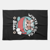 ドッグインフェスティバルマグforホリデービーブスウィンターココ キッチンタオル (横)