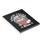 ドッグインフェスティバルマグforホリデービーブスウィンターココ ノートパッド (アングル)