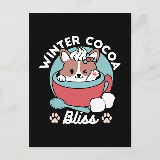 ドッグインフェスティバルマグforホリデービーブスウィンターココ ポストカード (正面)