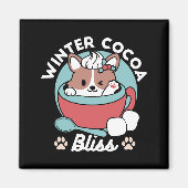 ドッグインフェスティバルマグforホリデービーブスウィンターココ マグネット (正面)