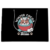 ドッグインフェスティバルマグforホリデービーブスウィンターココ ラージペーパーバッグ (正面)