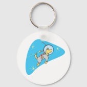 ドッグイン宇宙キーチェーン キーホルダー (正面)