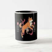 ドッグイースト〔占星術の〕十二宮図サイン – 柴犬 マグカップ (中央)