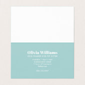 ドッグウォーカーおよびペット付き添い 名刺 (内部フラット)