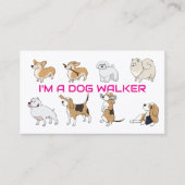 ドッグウォーカーだ 名刺 (正面)