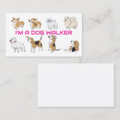 ドッグウォーカーだ 名刺 (正面/裏面)