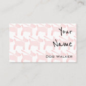 ドッグウォーカーの名刺を"エコーします" 名刺 (正面)