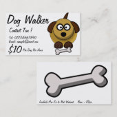 ドッグウォーカーの名刺 名刺 (正面/裏面)