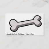 ドッグウォーカーの名刺 名刺 (裏面)