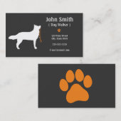 ドッグウォーカーの名刺 名刺 (正面/裏面)