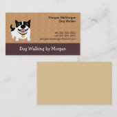 ドッグウォーカーの名刺 名刺 (正面/裏面)