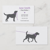 ドッグウォーカーの名刺 名刺 (正面/裏面)