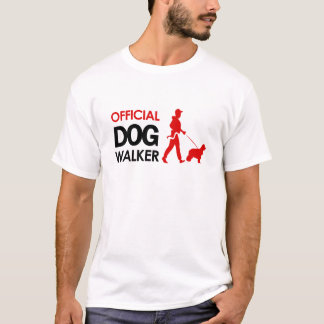 ドッグウォーカーのTシャツのコッカースパニエル Tシャツ
