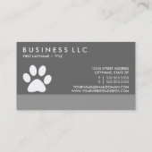 ドッグウォーカーはプログラムに報酬を与えます ロイヤリティカード (裏面)