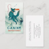 ドッグウォーカーシッター跳び上げドッグフリスビー 名刺 (正面/裏面)