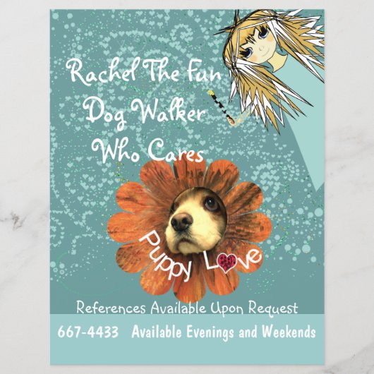 ドッグウォーカーフライヤー チラシ (正面)
