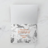 ドッグウォーカーペットシッターありがとうボーンズ図解入りの、写真付きの サンキューカード (内部)