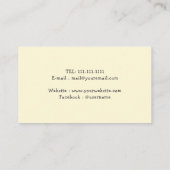 ドッグウォーカーペットシッターポー名刺 名刺 (裏面)